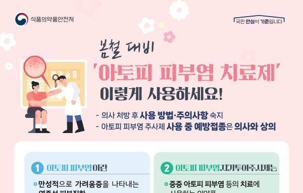 [요즘 뜨는 정보] 봄철 피부질환 증가… 아토피 주사제 안전 사용법